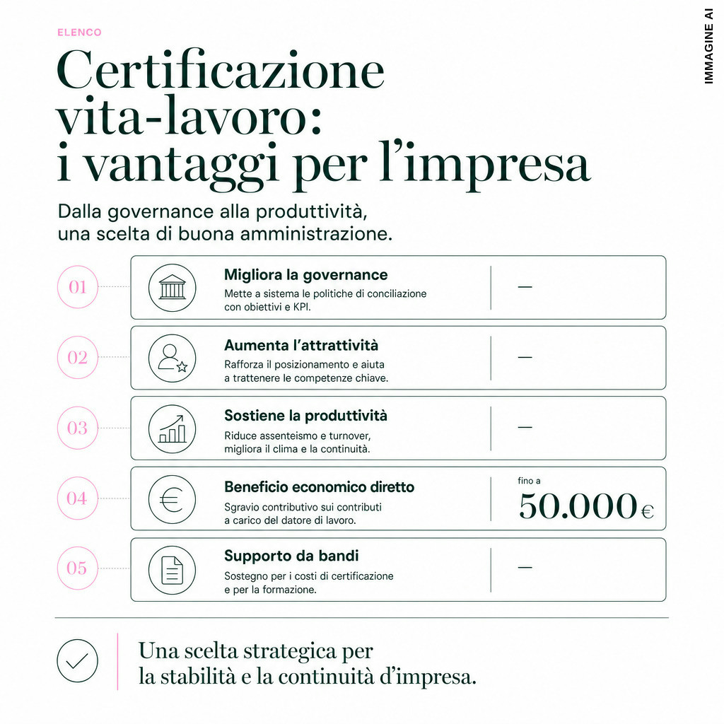 Infografica: Certificazione conciliazione: attrattività e governance