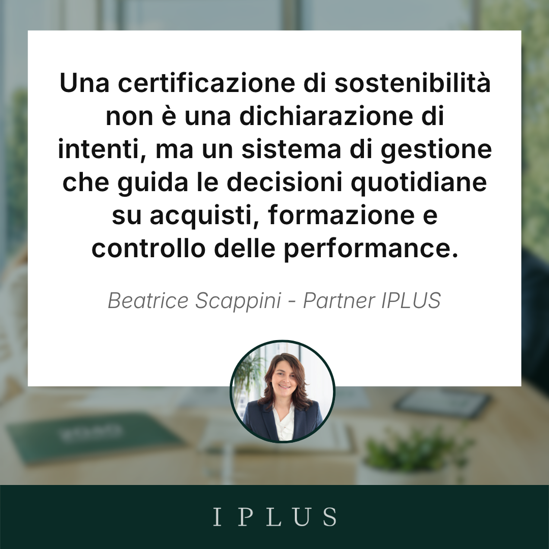 Citazione chiave dell'articolo: Certificazione gstc: come strutturare impegno ESG