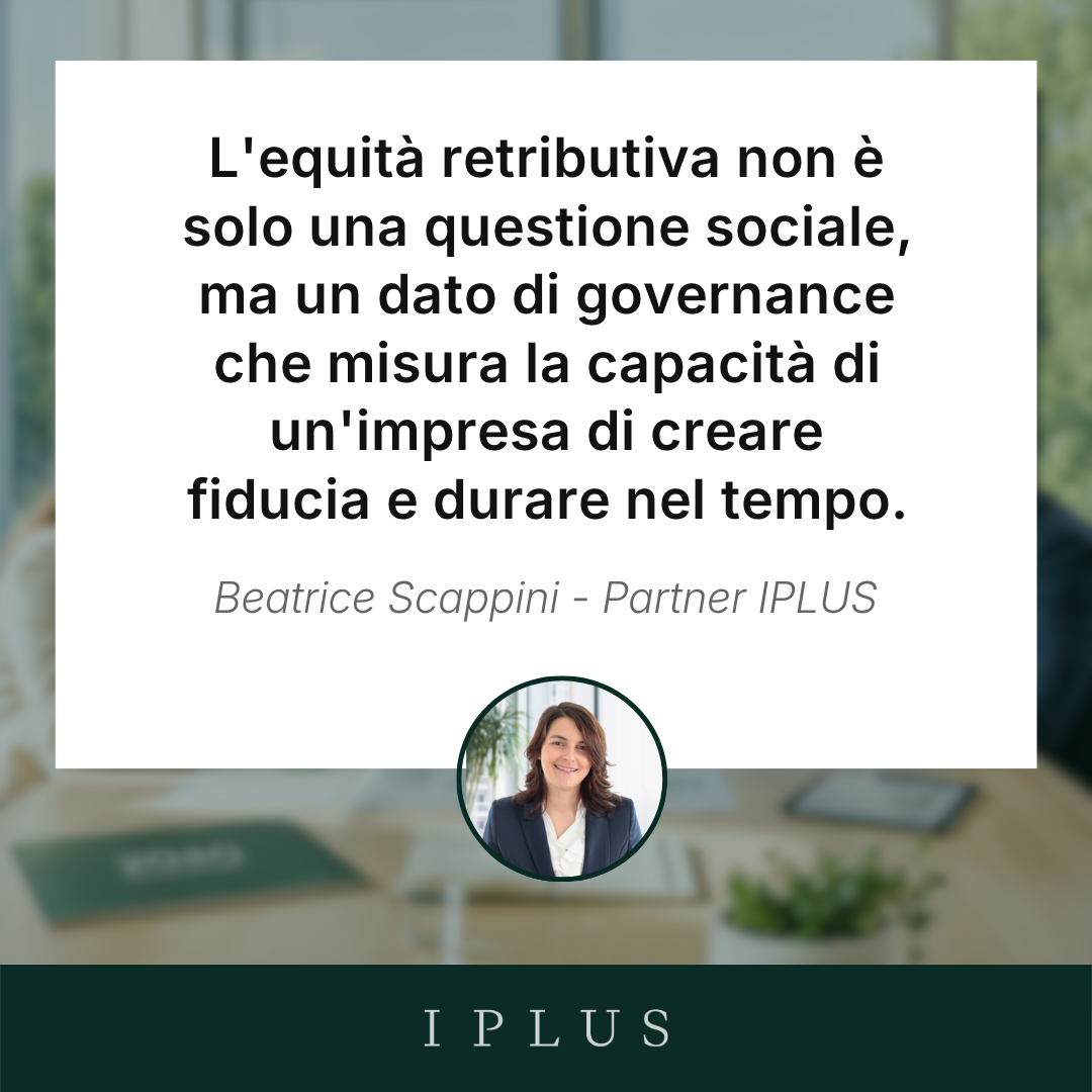 Citazione chiave dell'articolo: Consulenza di sostenibilità: rendere la Pay Transparency un vantaggio competitivo